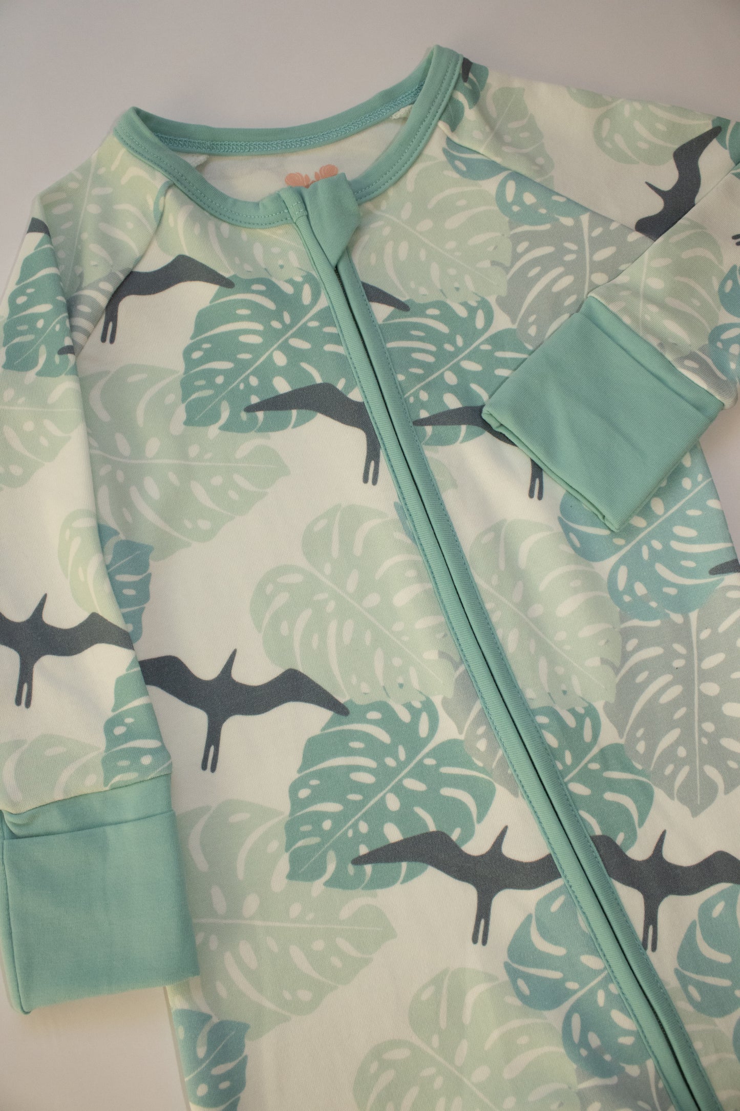 Long-Sleeved Zipper Rompers - Jungle Iwa