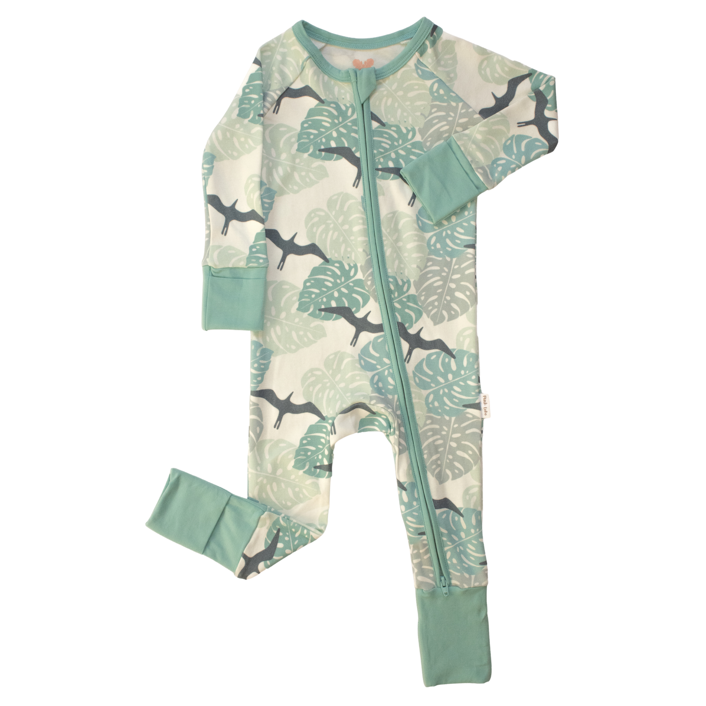 Long-Sleeved Zipper Rompers - Jungle Iwa