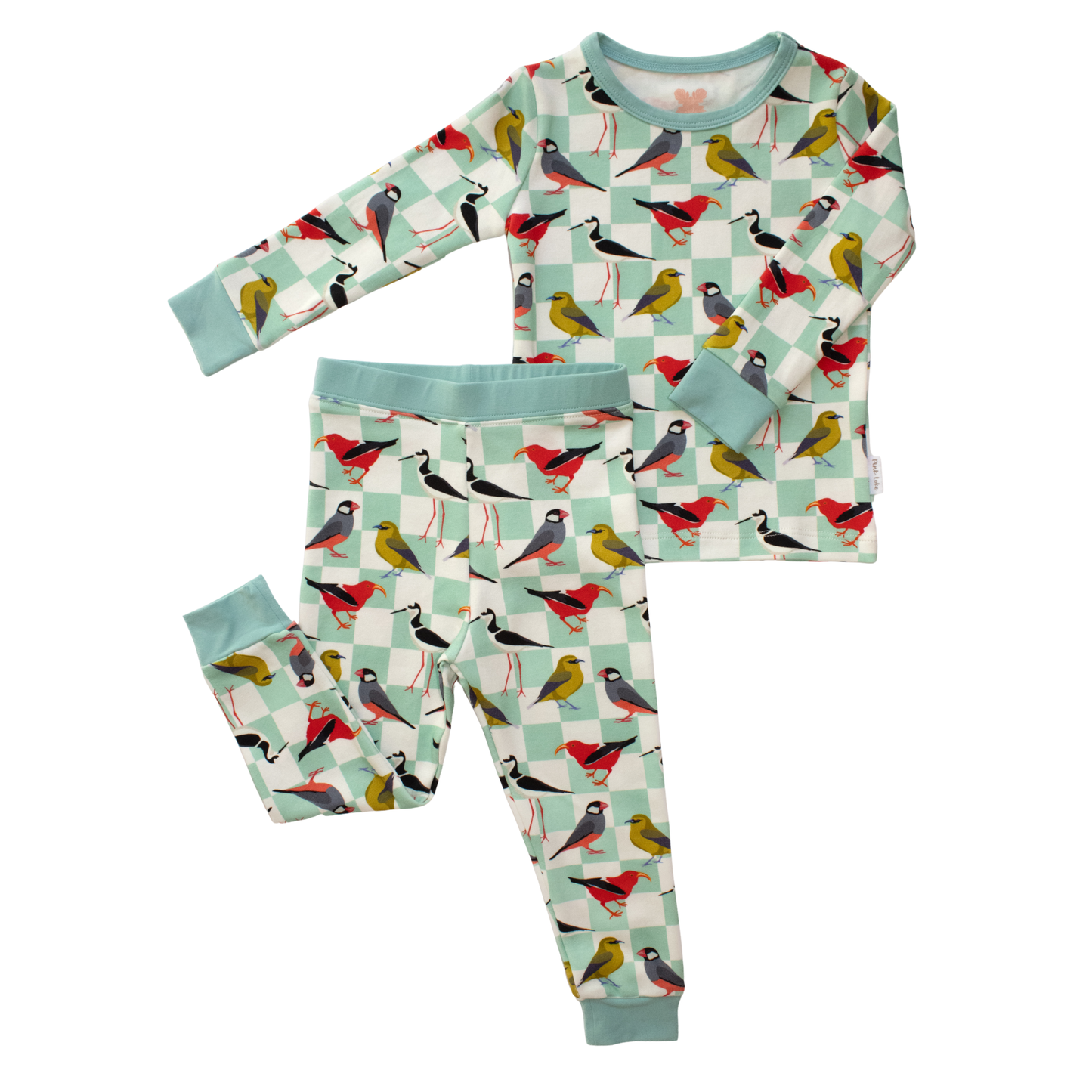 Two-Piece Long Sleeve Pajama Set - Birds of Hawaii